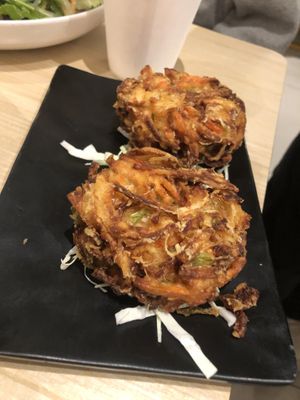 Vegetable kakiage   at Ikedo Ramen in Port Washington