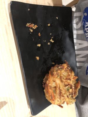 Vegetable kakiage  at Ikedo Ramen in Port Washington