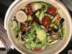 GF glass noodle salad   at Ikedo Ramen in Port Washington