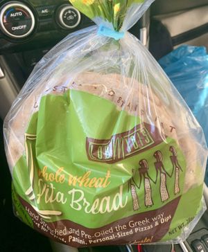 The whole wheat gyro pita  at ELLINIKON in Highland Park