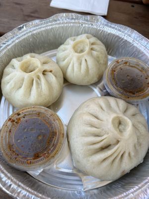Vegan bao  at Bing's Bao Buns in San Luis Obispo