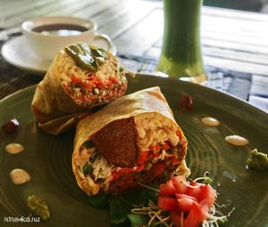 Burrito  at Atsumi Raw Cafe in Phuket