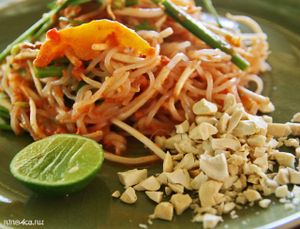 Pad Thai Noodle at Atsumi Raw Cafe in Phuket