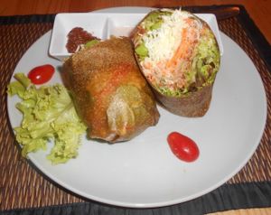 Atsumi Raw Cafe - burrito fantastic! at Atsumi Raw Cafe in Phuket