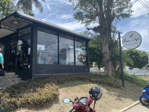 Outside  at Atsumi Raw Cafe in Phuket