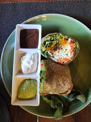 Burrito at Atsumi Raw Cafe in Phuket