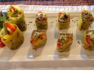 Raw Vegan Sushi at Atsumi Raw Cafe in Phuket