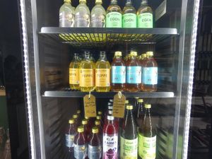 Cold kombucha. at Kolibri in Soenderborg