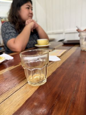 Oat latte, all finished!  at Hot Cat  in Baguio City