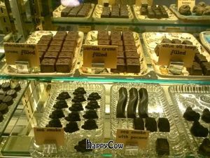 Raw chocolates at Anandamide: Psychedelicatessen in Long Beach, CA. at Anandamide - Psychedelicatessen in Long Beach