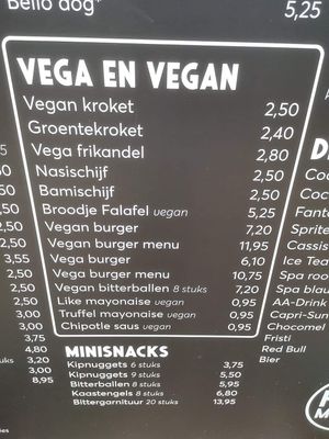 Menü at Bello in Bergen