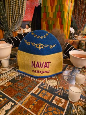 Tea hat at Navat in Almaty