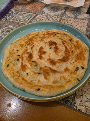 Naan bread at Navat in Almaty