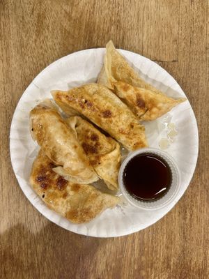 Vegan gyoza, 5 pieces (60 THB)  at Gyoza Yunnan in Chiang Mai