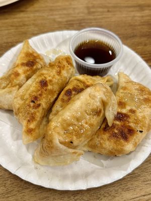 Vegan gyoza, 5 pieces (60 THB)  at Gyoza Yunnan in Chiang Mai