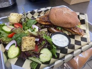 Rice paper blt at Eat in Springfield