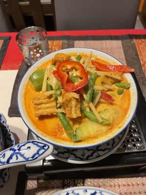 V 001 Red Curry mit Tofu   at Siam Thai Restaurant in Hannover