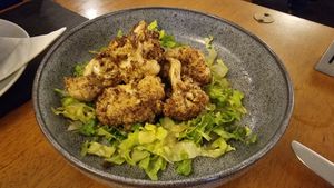 Sumac Cauliflower at Tafarn Pencei Cafe Bar in Porthmadog