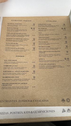 Carta  at Gusto Creciente  in Lima