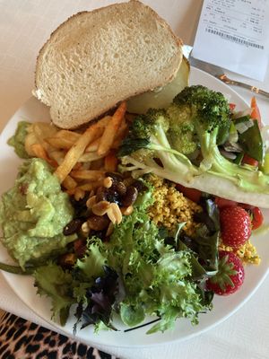 Vegan buffet at grand buffet in the evening    at Color Line in Oslo