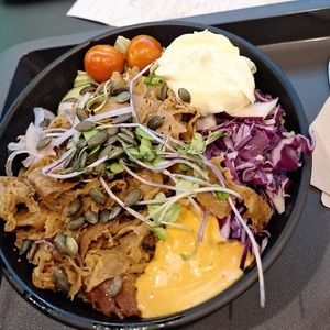 kebab bowl with bulgur at Forky's - Galerie Vaňkovka  in Brno