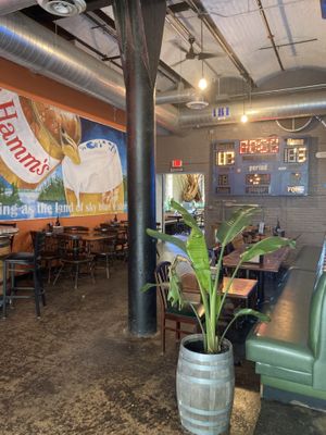 Indoor seating   at Saint Paul Brewing in St Paul
