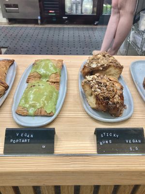 pop-tarts & sticky buns  at Dry Fly Coffee Co in New Paltz