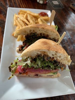 Veggie Grinder sandwich  at San Juan Island Brewing Company in San Juan Island