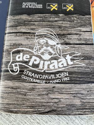 Logo  at Strandpaviljoen De Piraat Oostkapelle in Oostkapelle