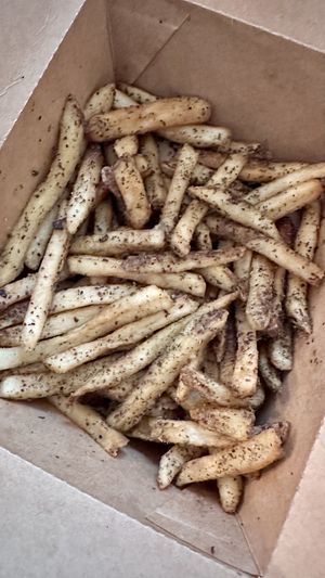 Zatar fries(vegan) comes with yummy Tumo(not pictured)   at Spread Kitchen Sonoma in Sonoma