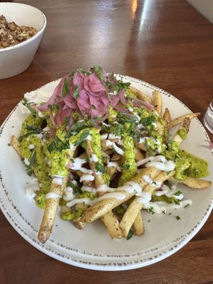 Vegan fries  at Spread Kitchen Sonoma in Sonoma