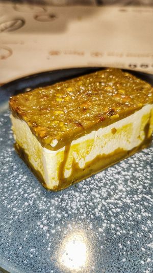 Semifreddo al pistacchio sempre vegan at Sunrise Pizza in Caserta