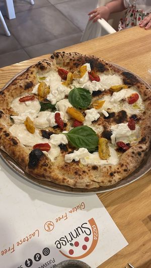   at Sunrise Pizza in Caserta