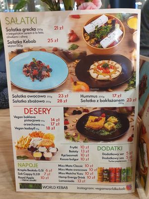  at Vegan World Kebab  in Warsaw