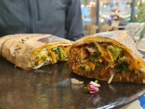 Lahmacun at Vegan World Kebab  in Warsaw