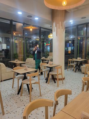 Inside at Vegan World Kebab  in Warsaw