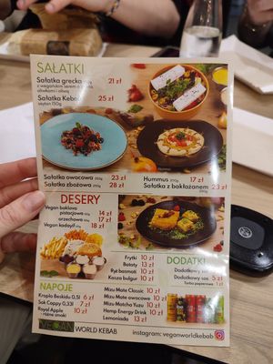  at Vegan World Kebab  in Warsaw