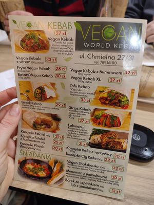  at Vegan World Kebab  in Warsaw
