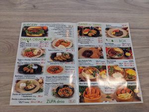 Menu at Vegan World Kebab  in Warsaw