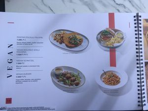 menu at Big Chefs Tünel in Istanbul