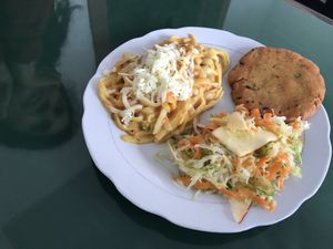 The meal of the day main plate   at Ricuras Integrales Luz in Manizales