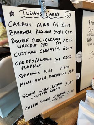 So many vegan options   at Ripples Tearoom and Gifts in Fort Augustus