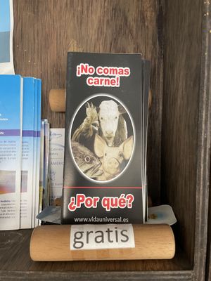 Don’t eat meat! Why? (Take for free)  at Orellana in Manizales