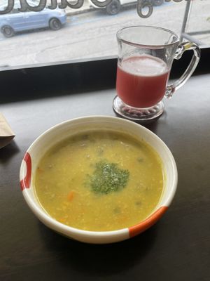 Lunch menu of the day (Monday)  at Orellana in Manizales