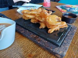 Mixed vegetable tempura at Hero Restaurant  in Nairobi