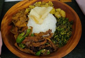 Rice & Curry Vegan at Taste of Ceylon in Goch