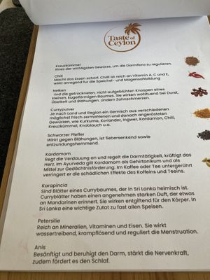   at Taste of Ceylon in Goch