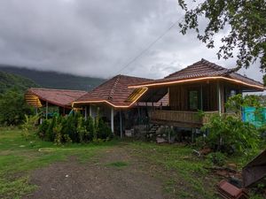 Bamboo Structures  at Natutarian Farm in Karjat