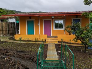 Vedic Room Structure with adjoining open and closed bath  at Natutarian Farm in Karjat