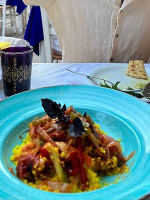 Vegetable couscous  at The Well of the Turk in Crete
